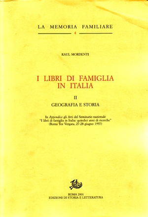 I libri di famiglia in Italia. II