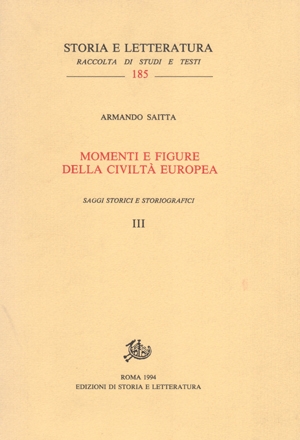 Momenti e figure della civiltà europea, voll. III-IV