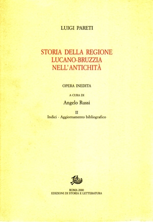 Storia della regione lucano-bruzzia nell’antichità. II