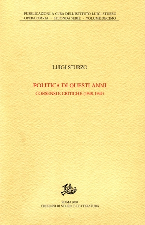 Politica di questi anni