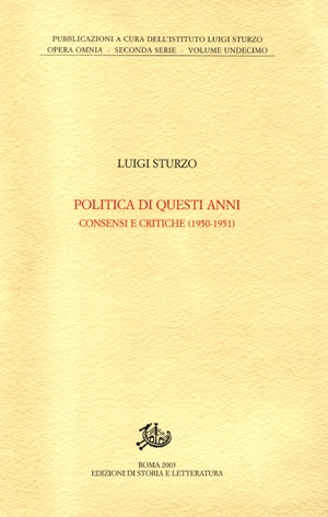 Politica di questi anni