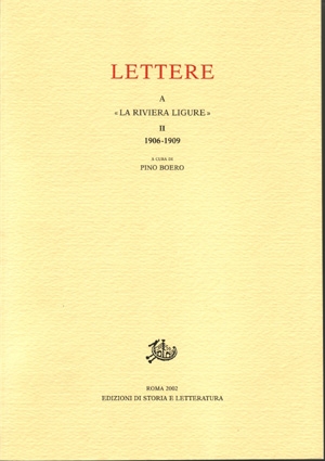 Lettere a «La Riviera Ligure», II