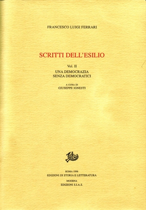 Scritti dell’esilio. II