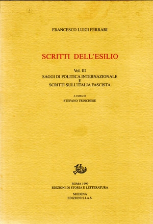 Scritti dell’esilio. III