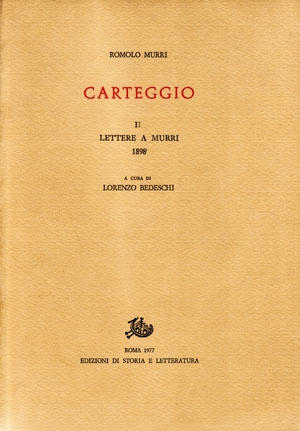 Carteggio. II