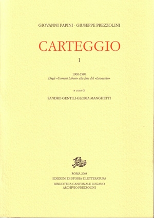 Carteggio. I