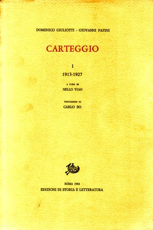 Carteggio. II