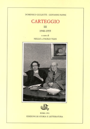 Carteggio. III