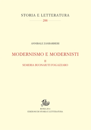 Modernismo e modernisti. II.