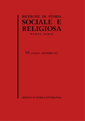 Ricerche di Storia Sociale e Religiosa, 84
