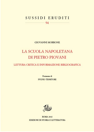 La scuola napoletana di Pietro Piovani