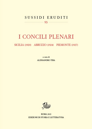 I Concili plenari