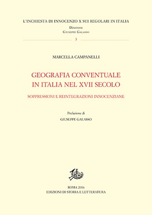 Geografia conventuale in Italia nel XVII secolo
