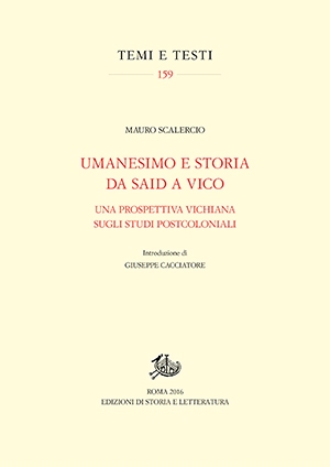 Umanesimo e storia da Said a Vico