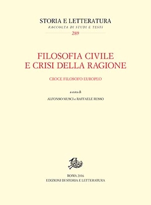 Filosofia civile e crisi della ragione