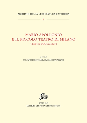 Mario Apollonio e il Piccolo Teatro di Milano